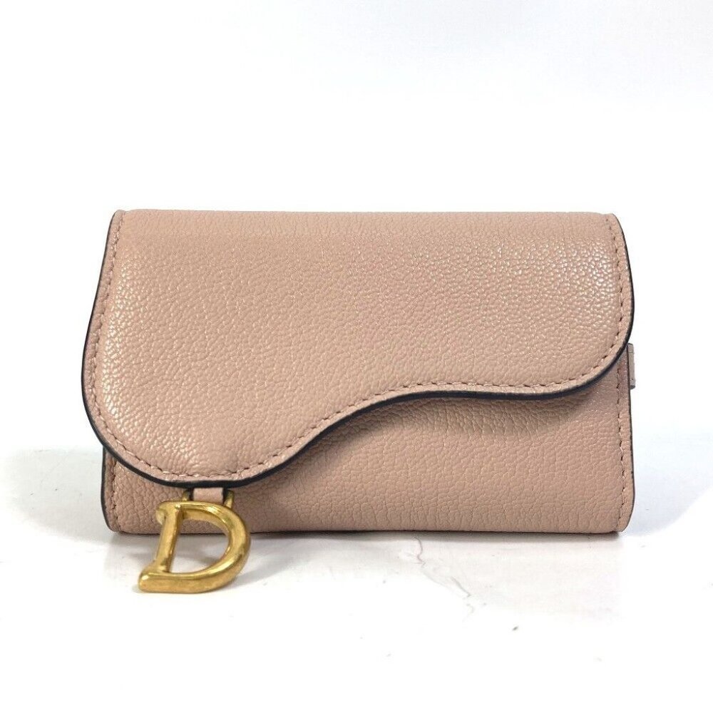 Dior Saddle Key Case 4 Rows Key Key Ring Key Case - image 1